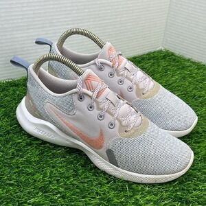 Nike Womens Flex Experience Run 12 CI9964-500 Gray Running Shoes Sneakers Size 8